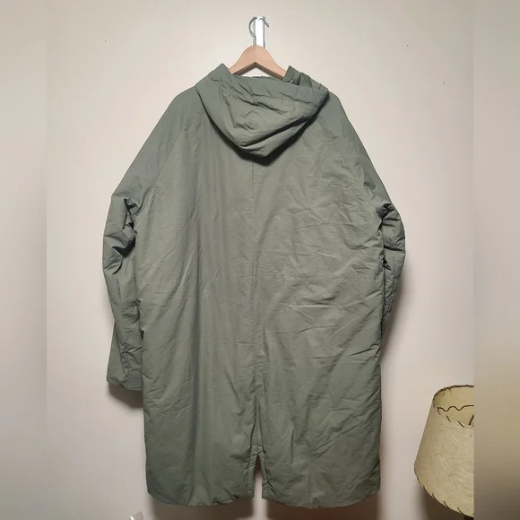 Merrell Olive Green Long Parka Jacket – Size XXL